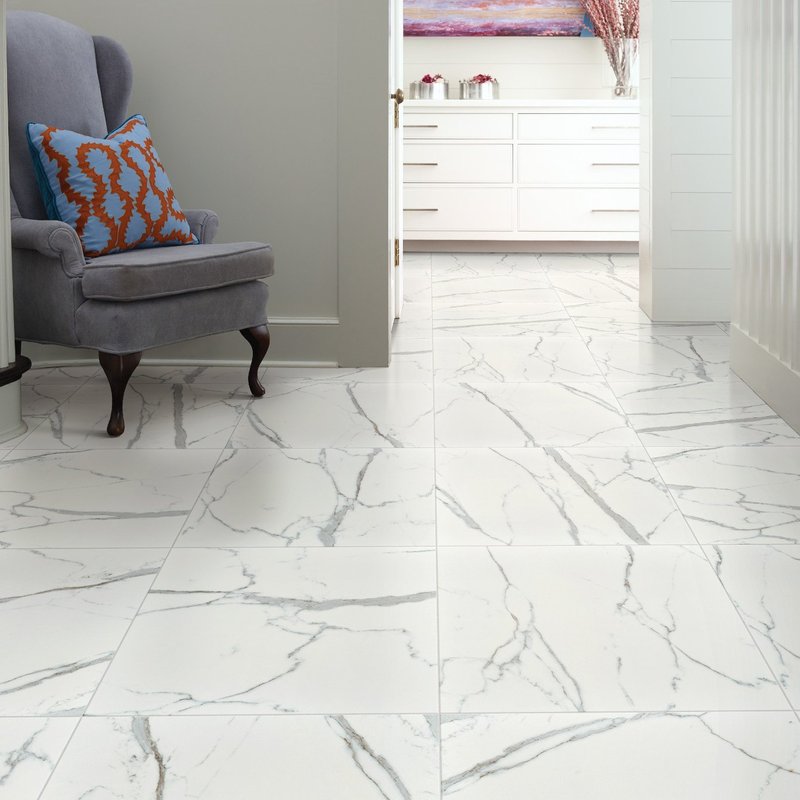 White tile from Floortech Corporation in Greenwood