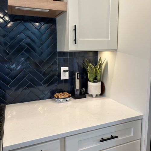 Floor Tech Corp Greenwood location kitchen remodel with tile backsplash