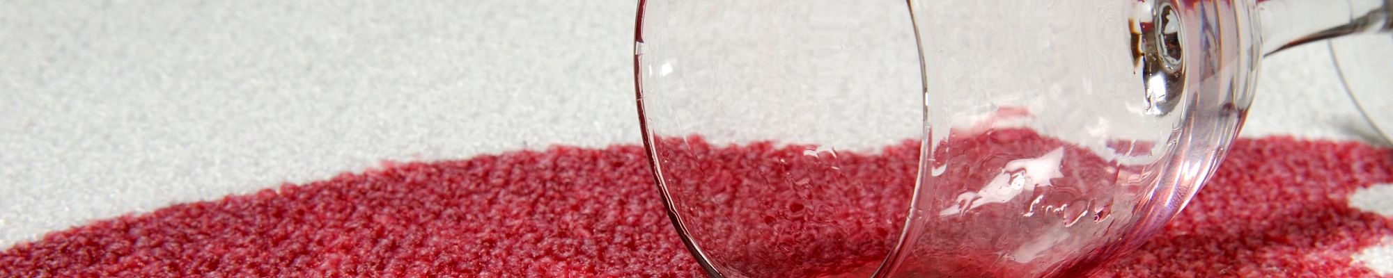 Spilled wine on carpet from Floortech Corporation in Greenwood, IN
