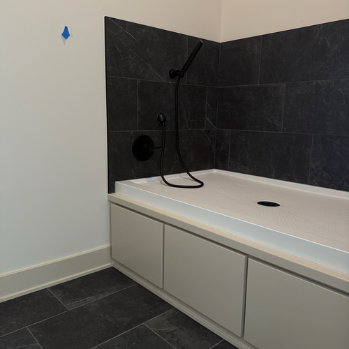 Bathroom tile installation in Franklin, IN by Floor Tech Corp
